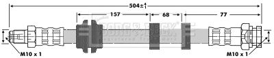 BORG & BECK stabdžių žarnelė BBH6731